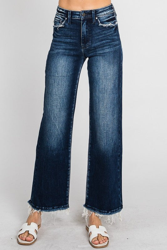 High Rise Classic Straight Jeans by Petra