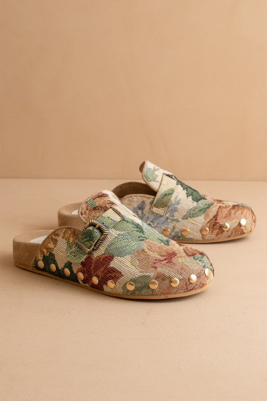 Fall Floral Clogs