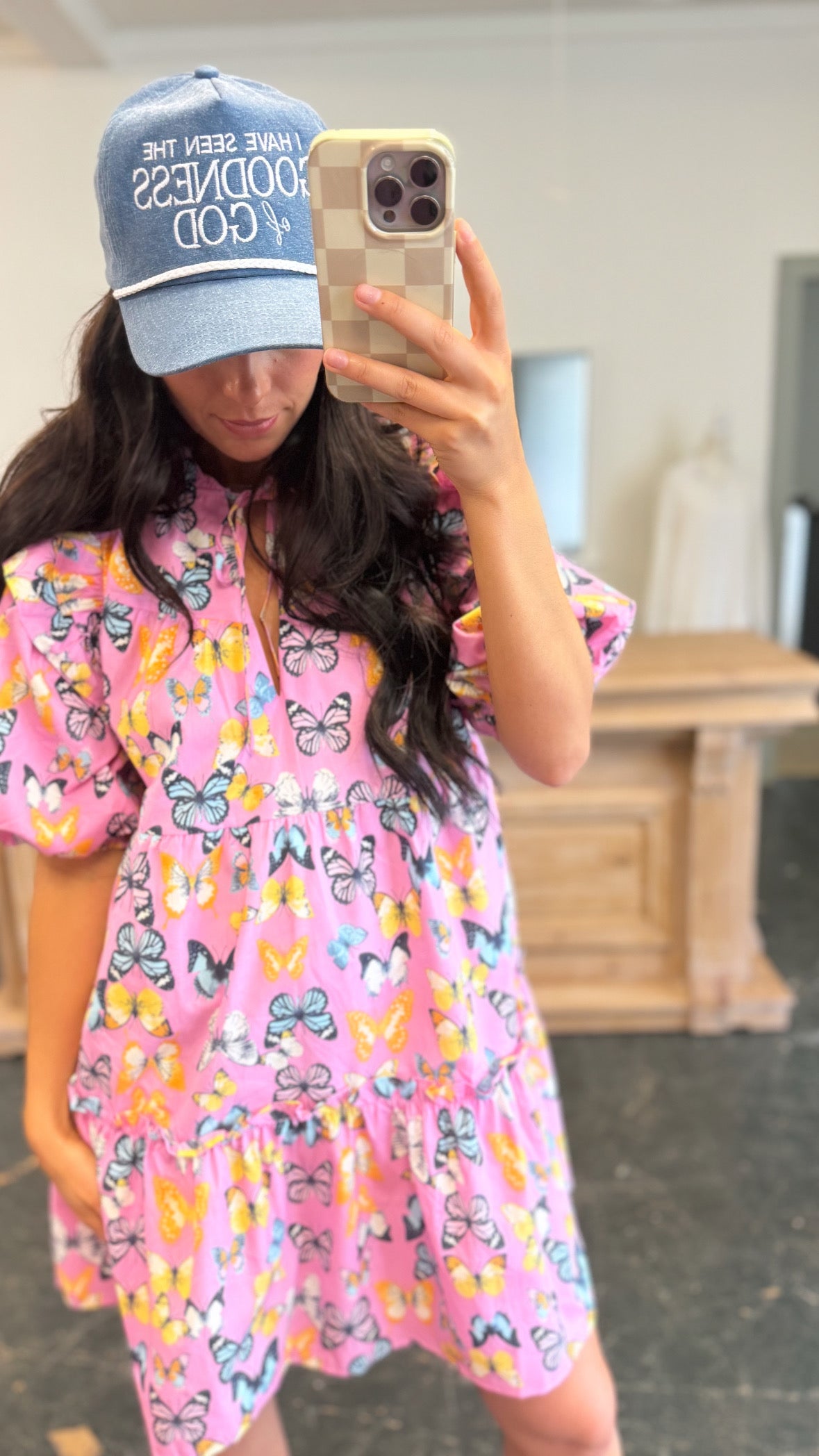 Ensley Feelin' Butterflies Dress by Buddy Love