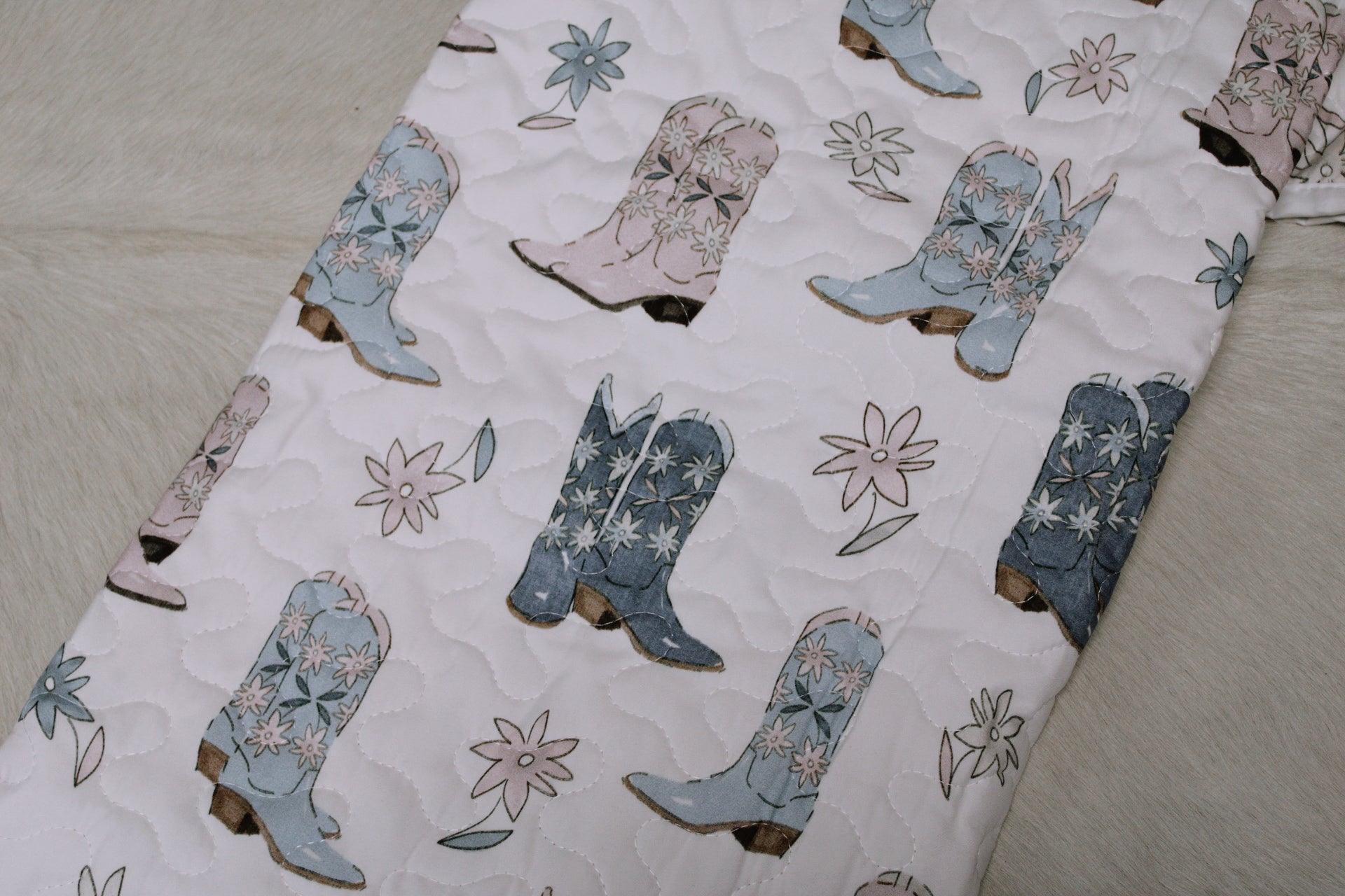 Daisy Boots Patel Quilt