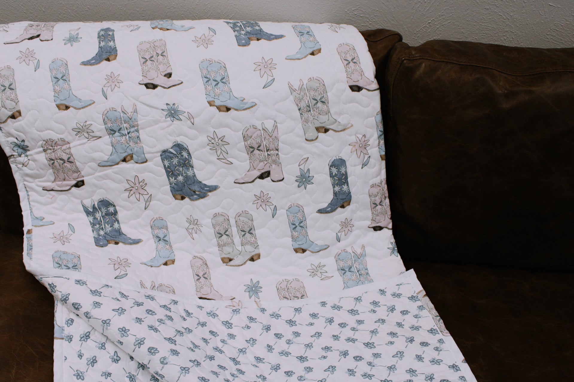 Daisy Boots Patel Quilt