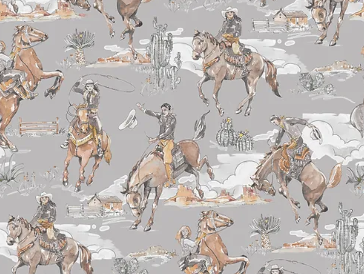 Cowgirl Quilt in Grey