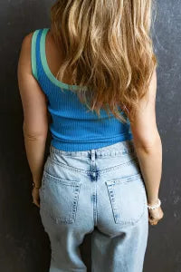 Drew Ribbed Knit Tank Top