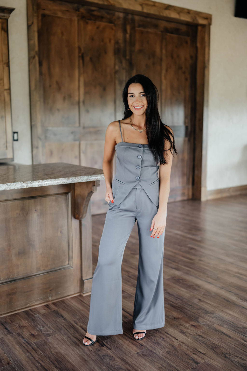 Grey Trouser Pants