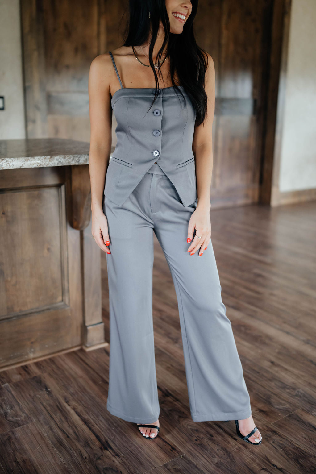 Grey Trouser Pants