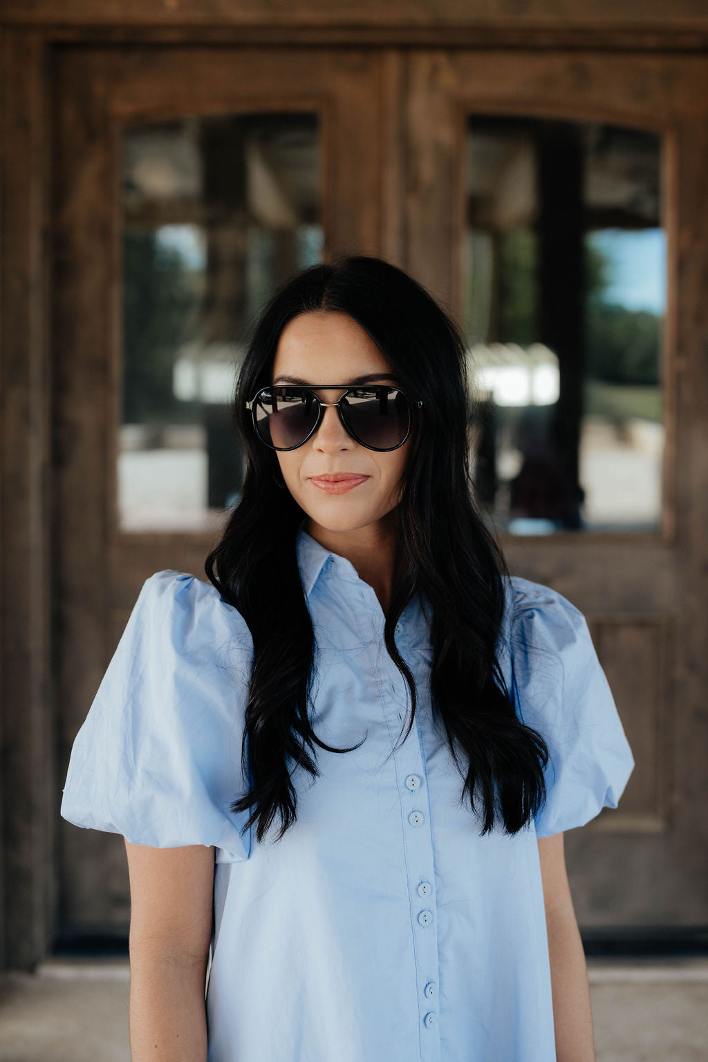 Earhart Black Sunnies