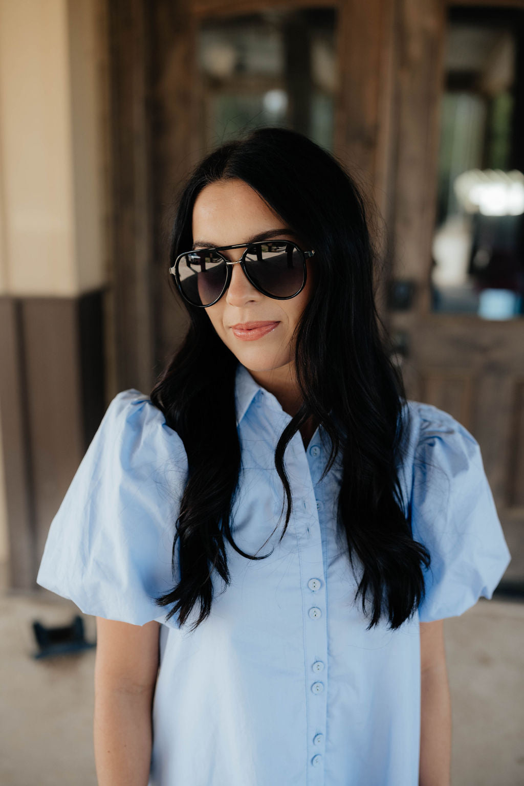 Earhart Black Sunnies