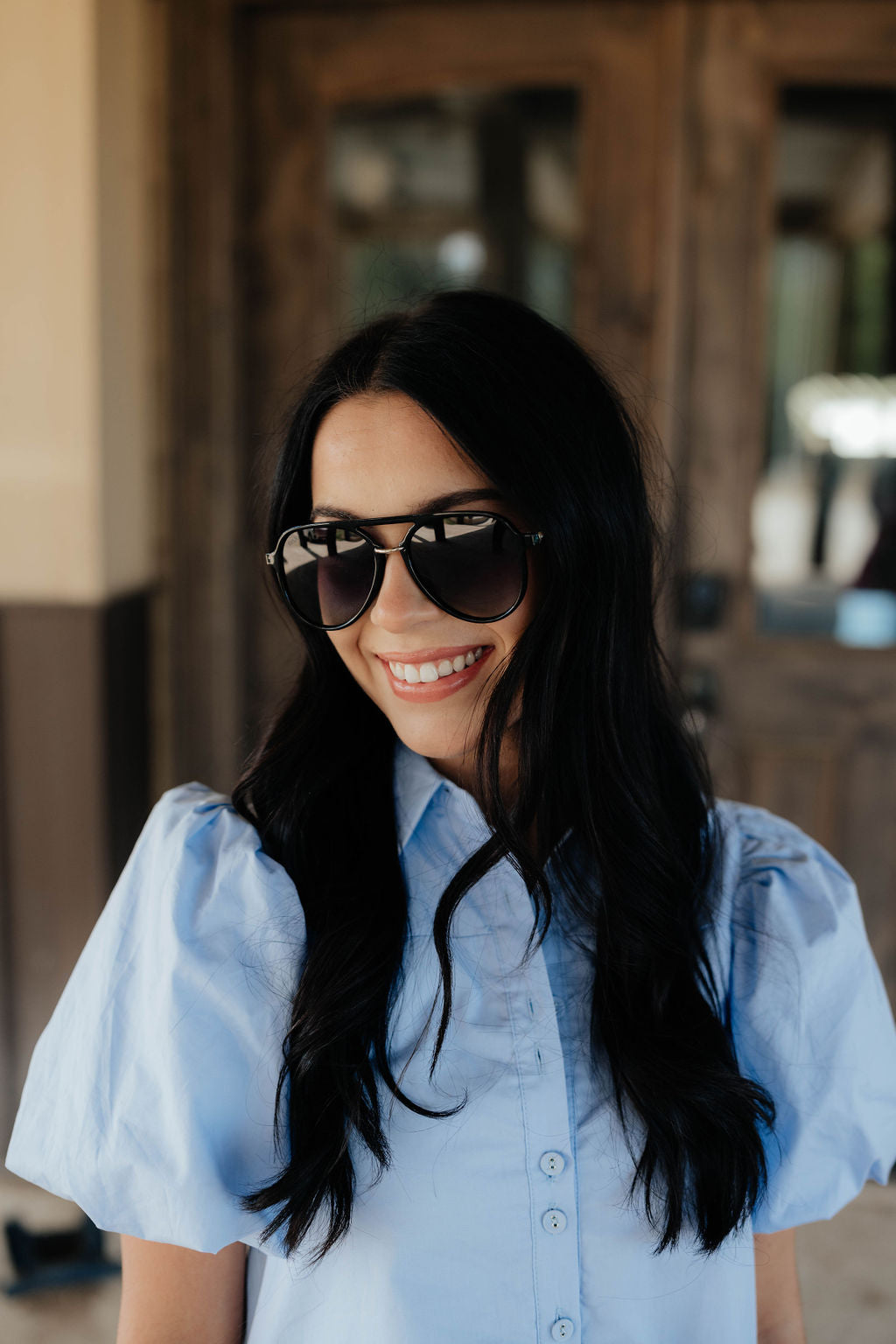 Earhart Black Sunnies