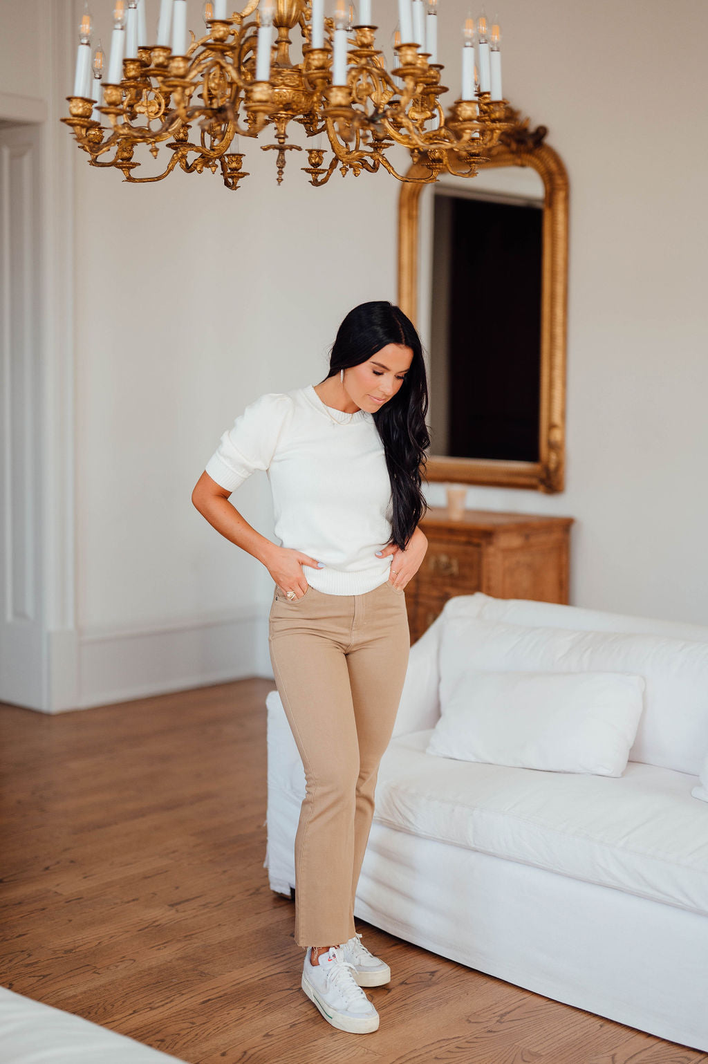 Wheat Crop Flare Denim