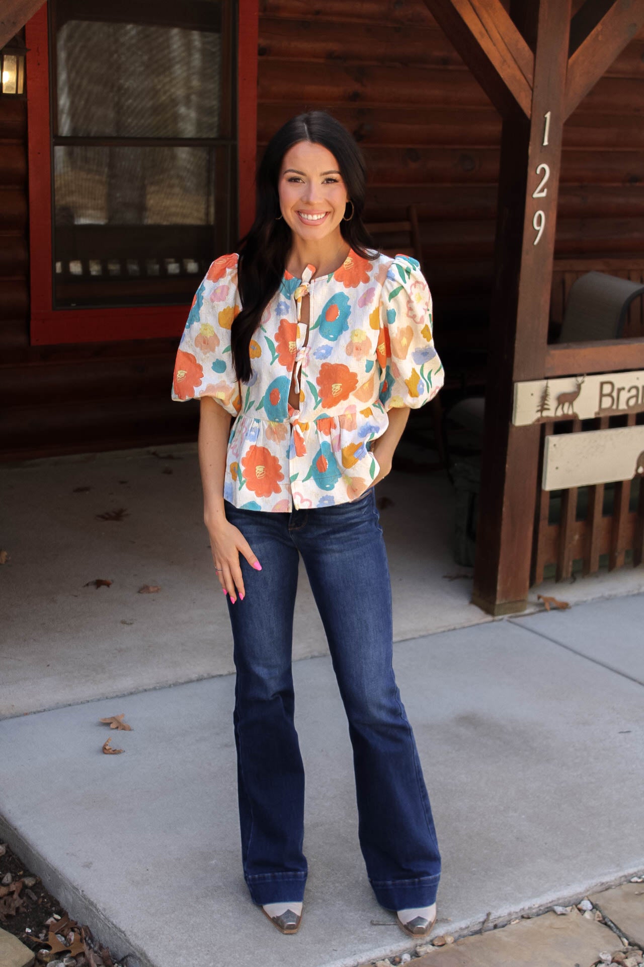 High Rise Flare Jeans by Risen (Tummy Control)