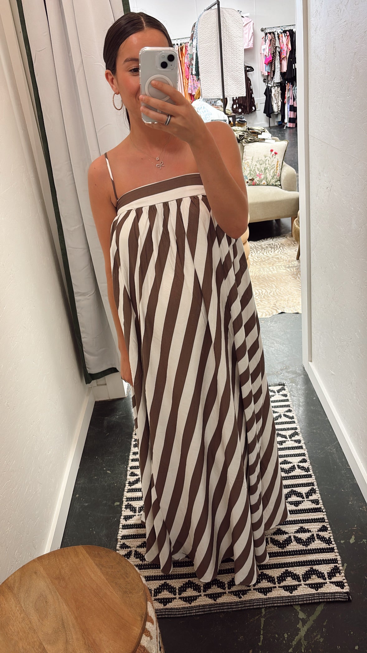 Coco Striped Maxi Dress