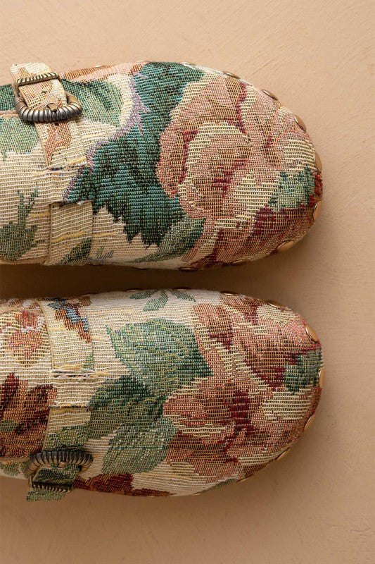 Fall Floral Clogs