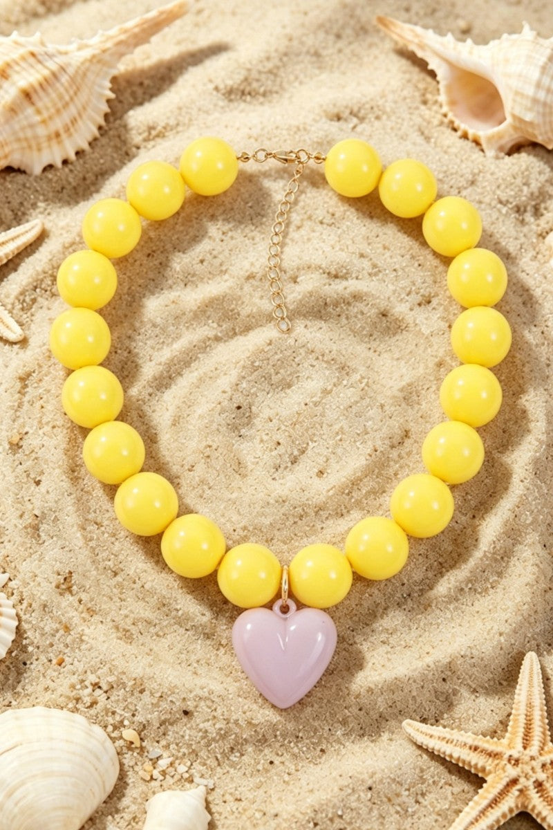 Yellow Bubble Necklace