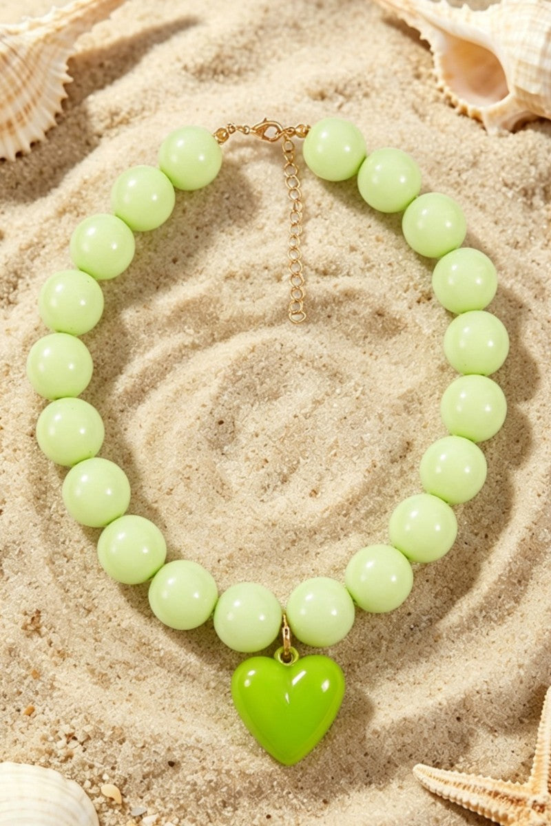 Light Green Bubble Necklace