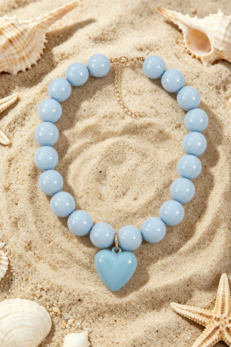 Sky Blue Bubble Necklace