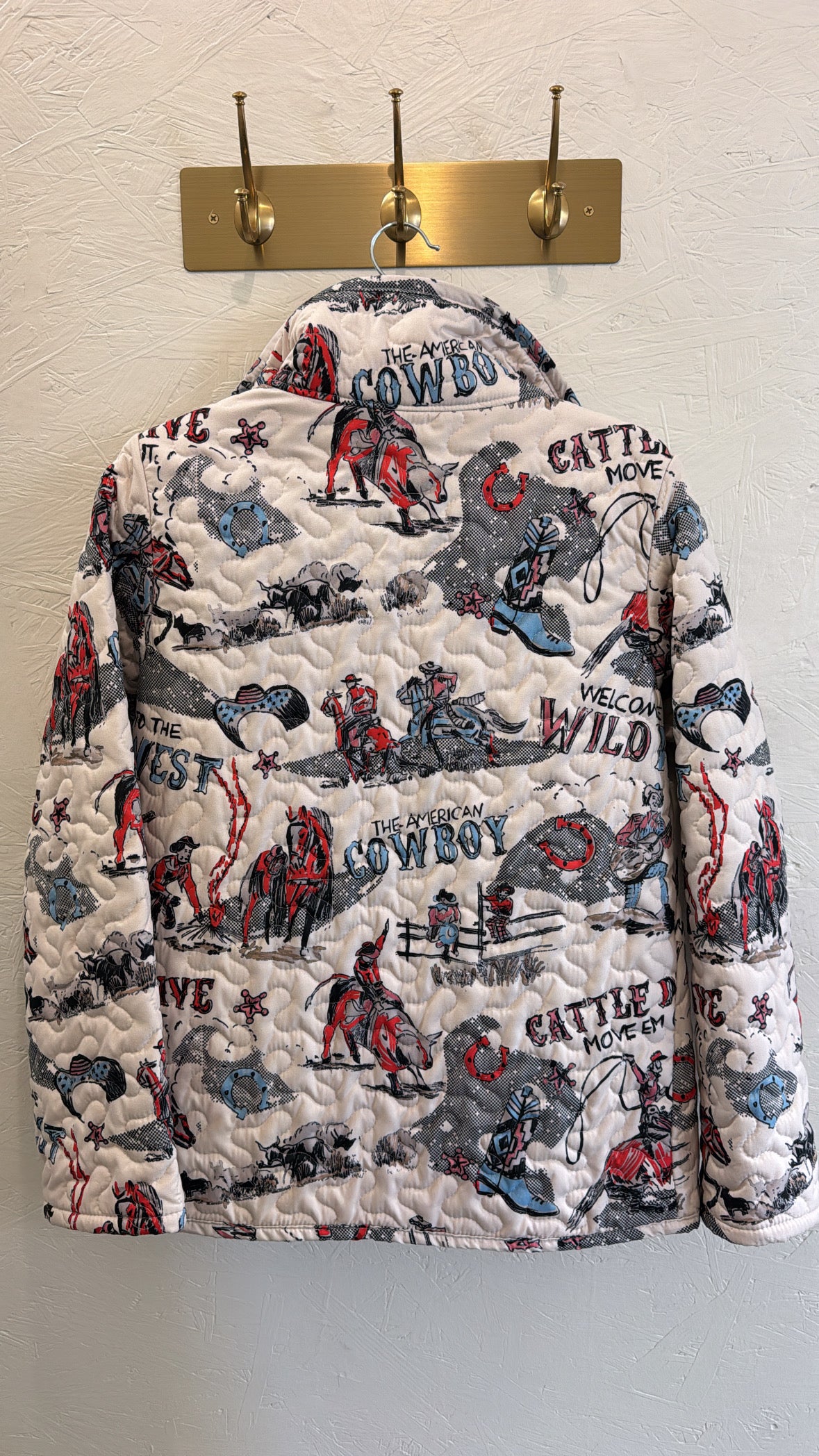 Cattle Drive Quilted Snap Jacket by IDA MAE