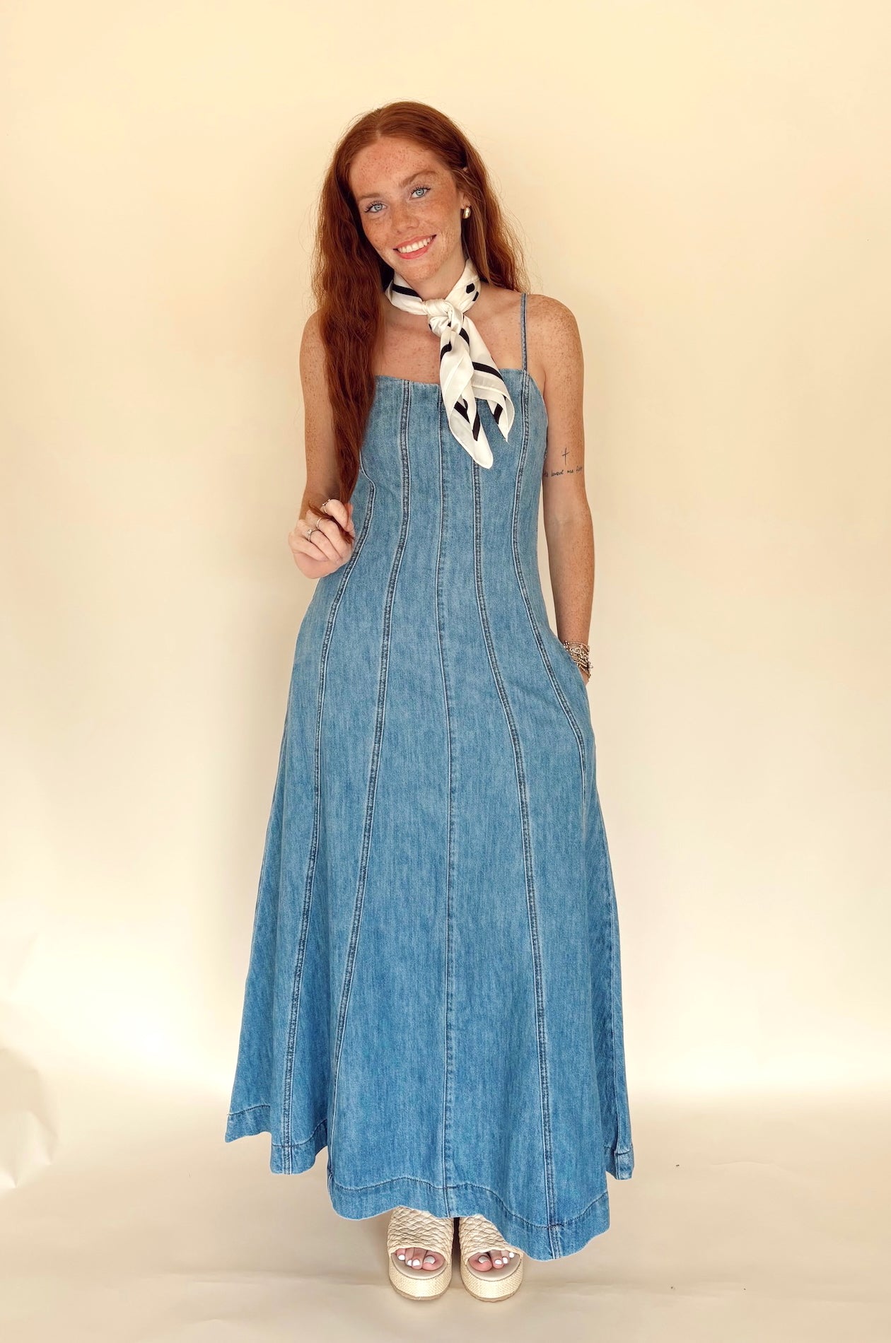 Maxi Denim Dress
