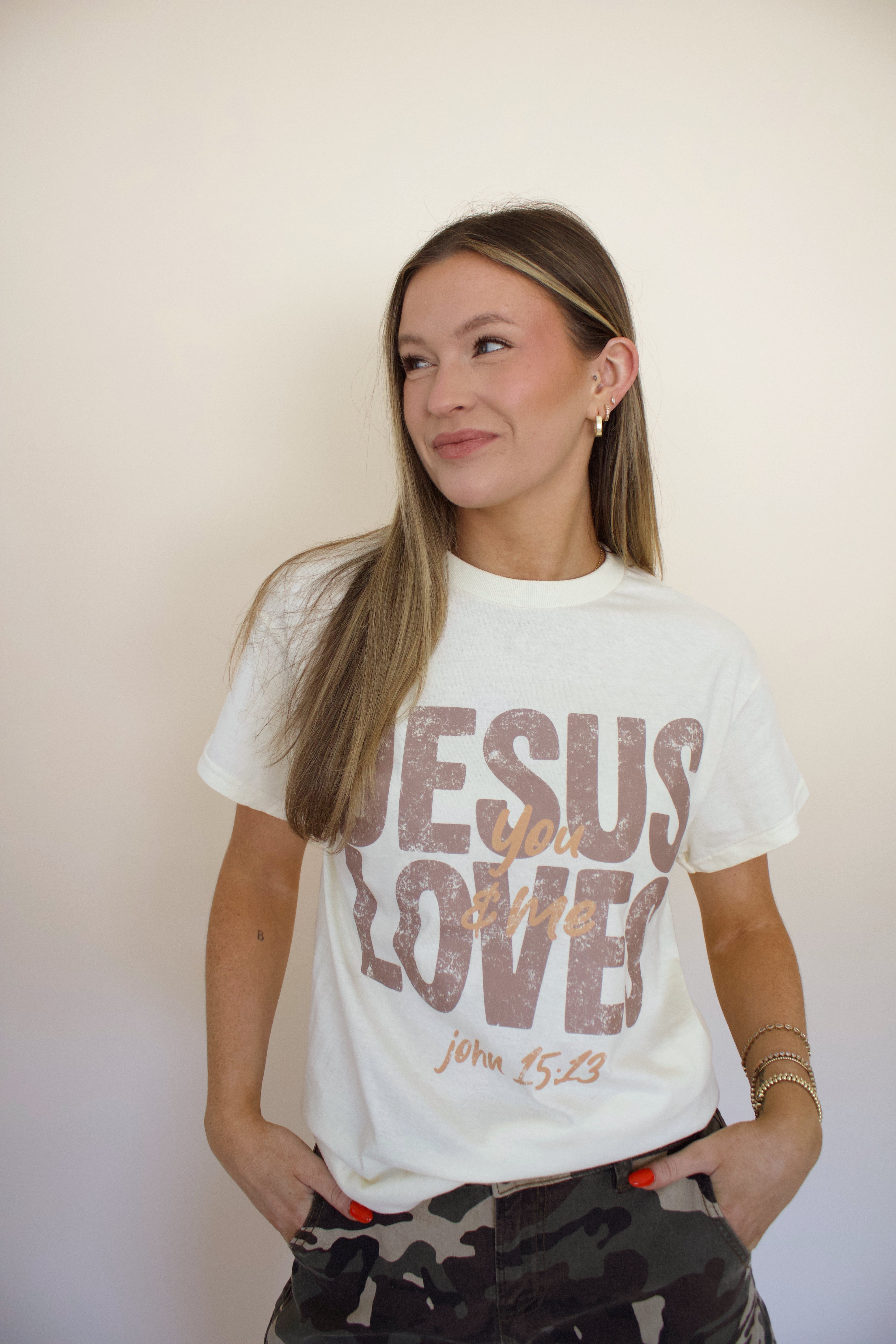 Jesus Loves You & Me Tee