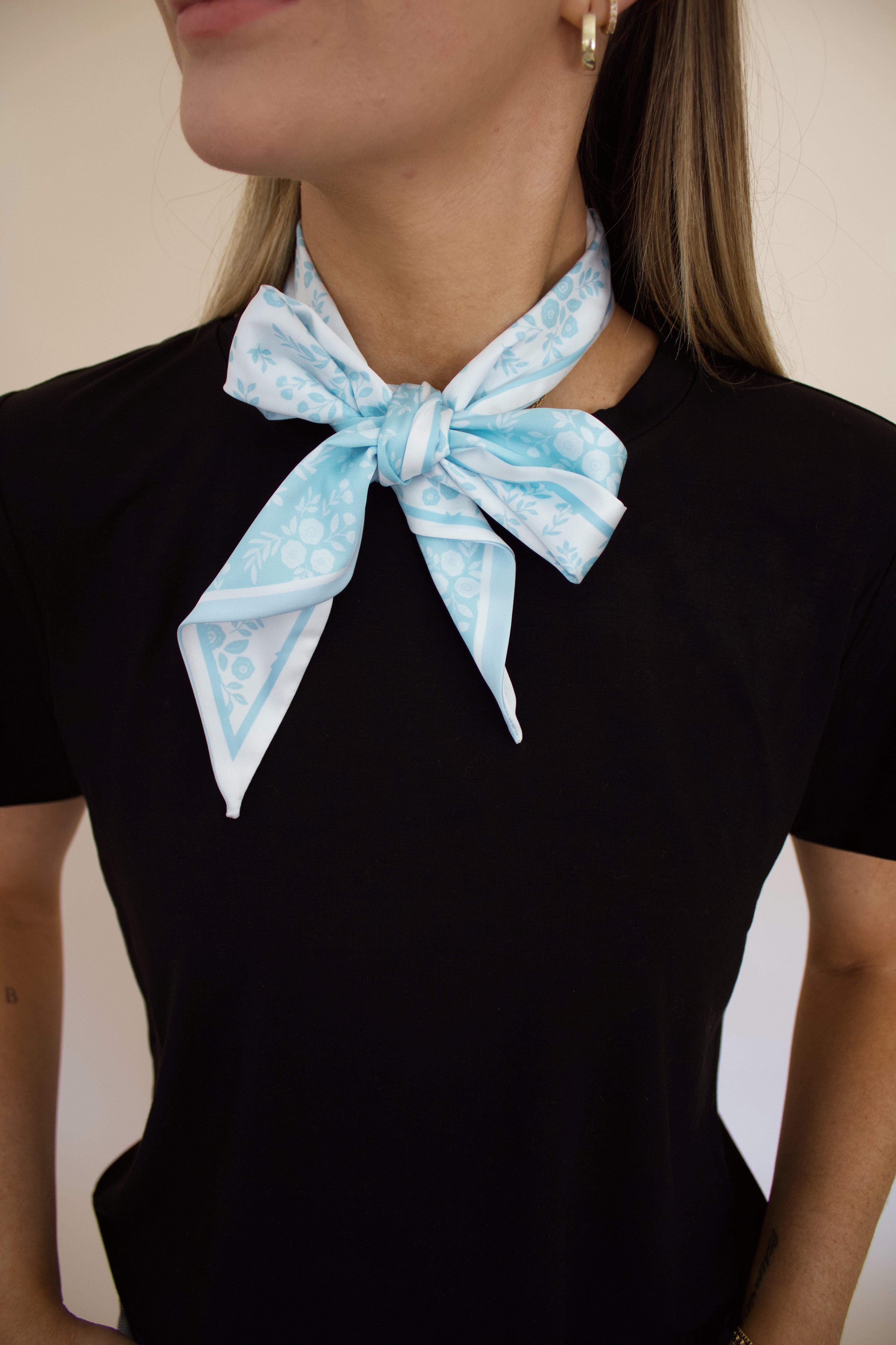 Twirl & Tie Scarf Something Blue