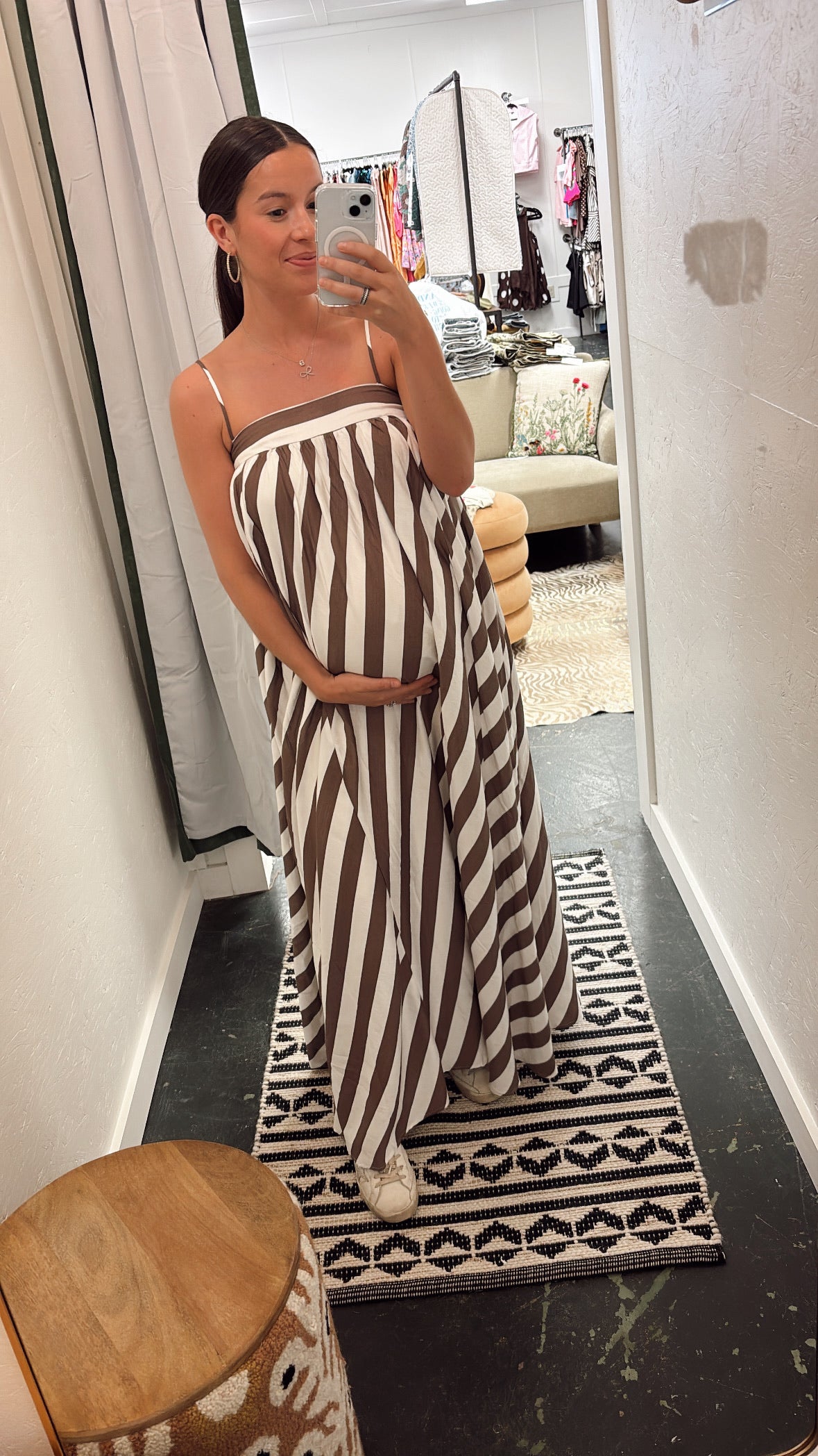 Coco Striped Maxi Dress