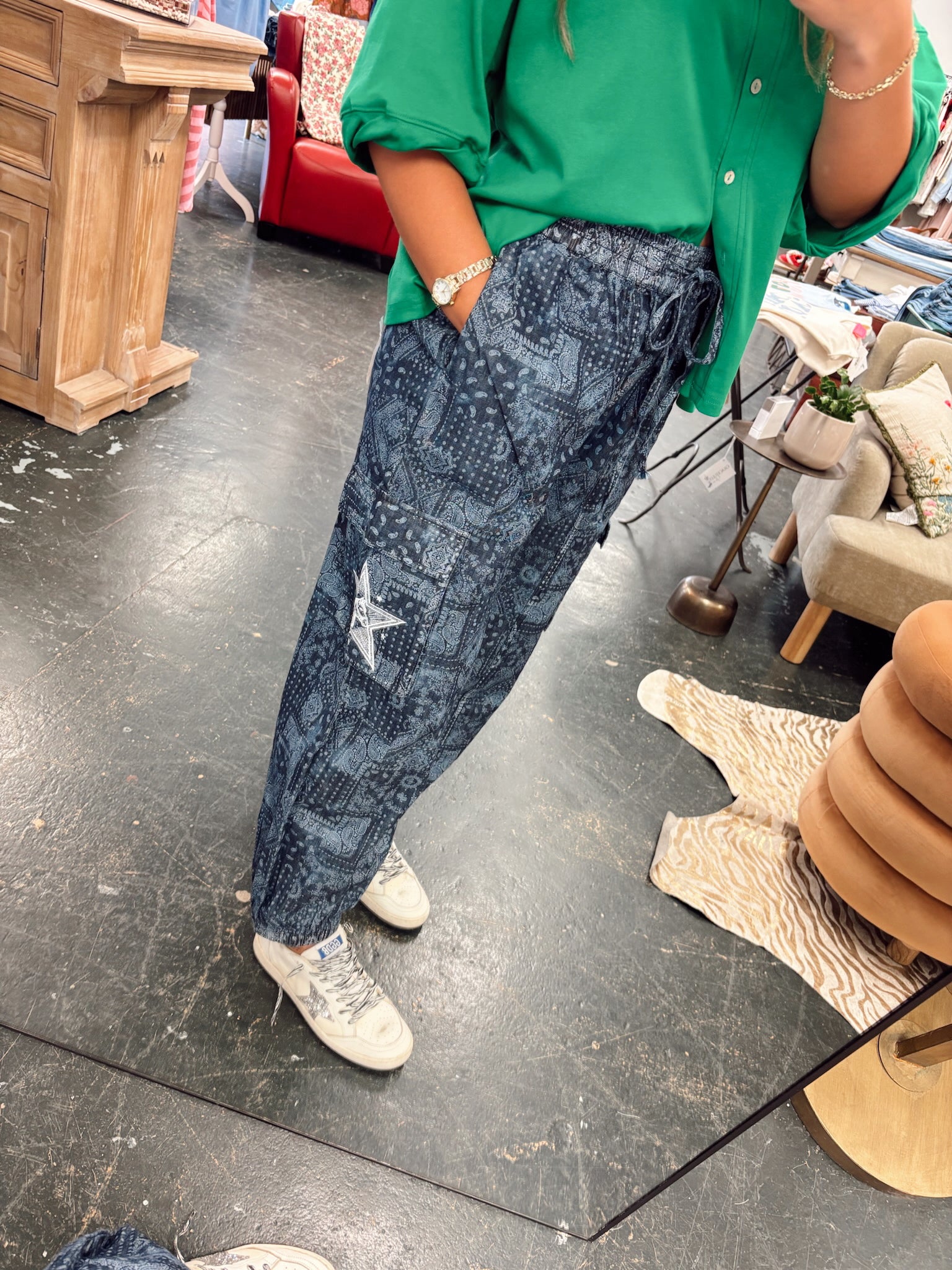 Star Spangled Bandana Pant by Rodeo Quincy