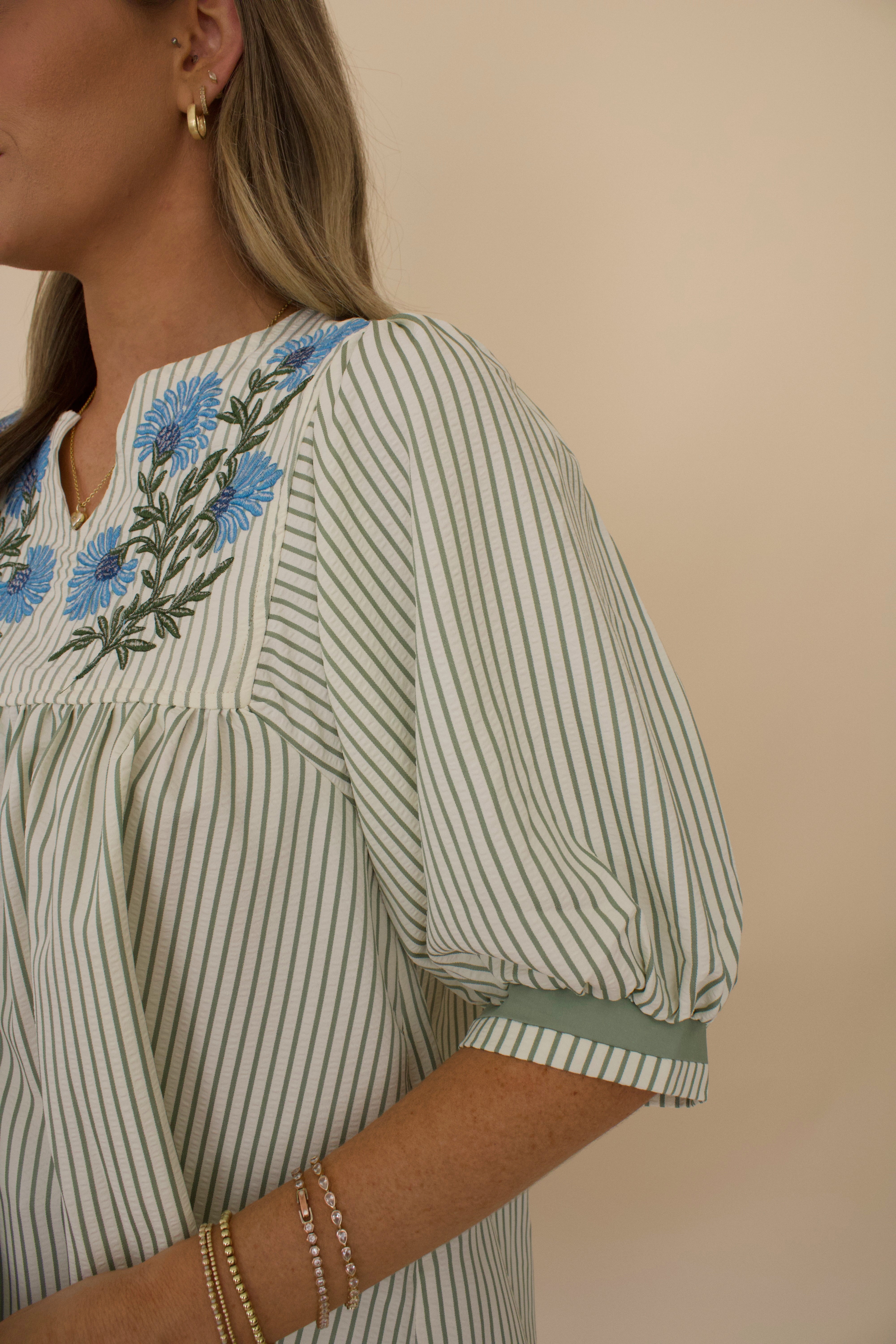 May Embroidered Top