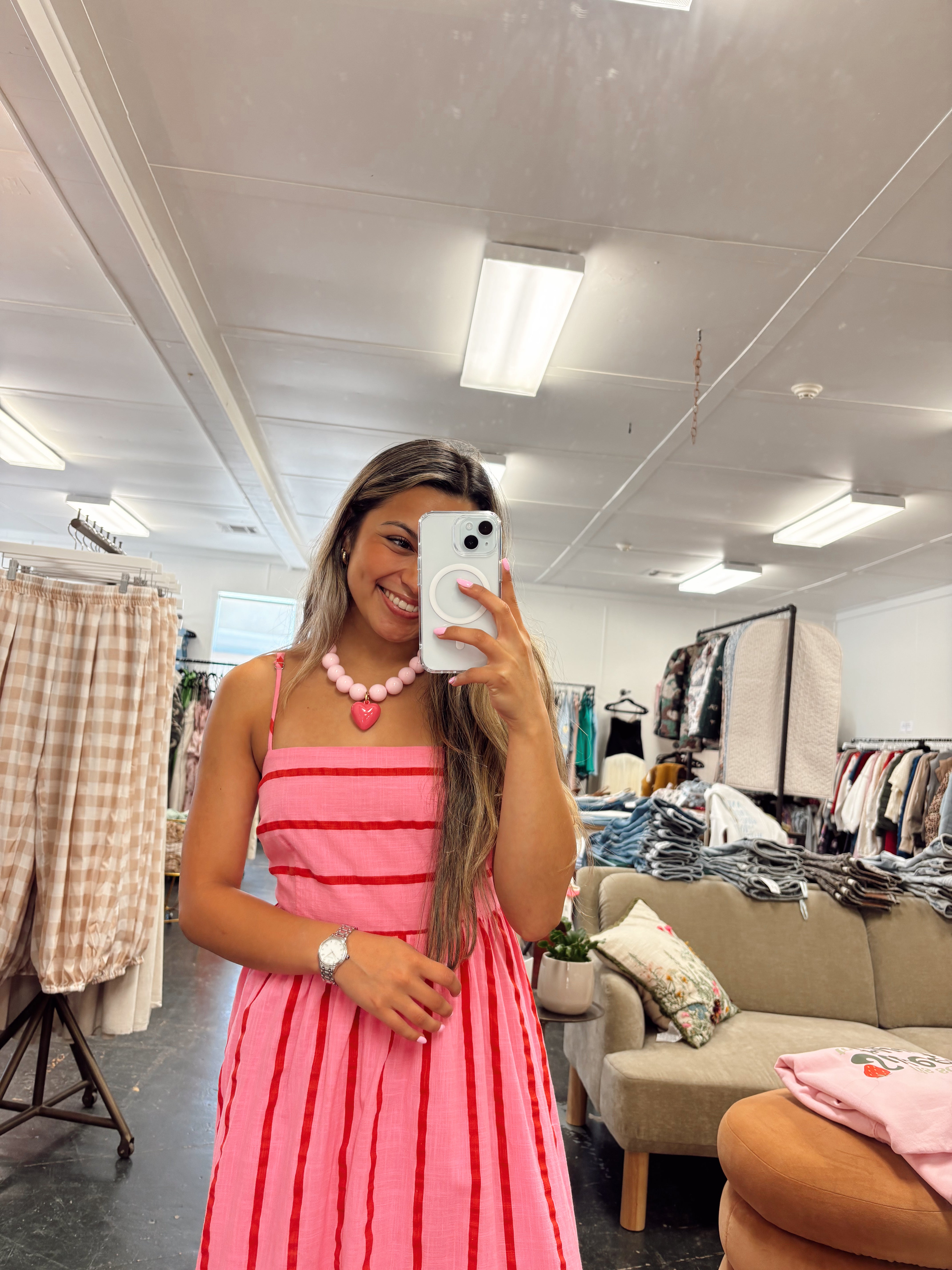 Pink Bubble Necklace