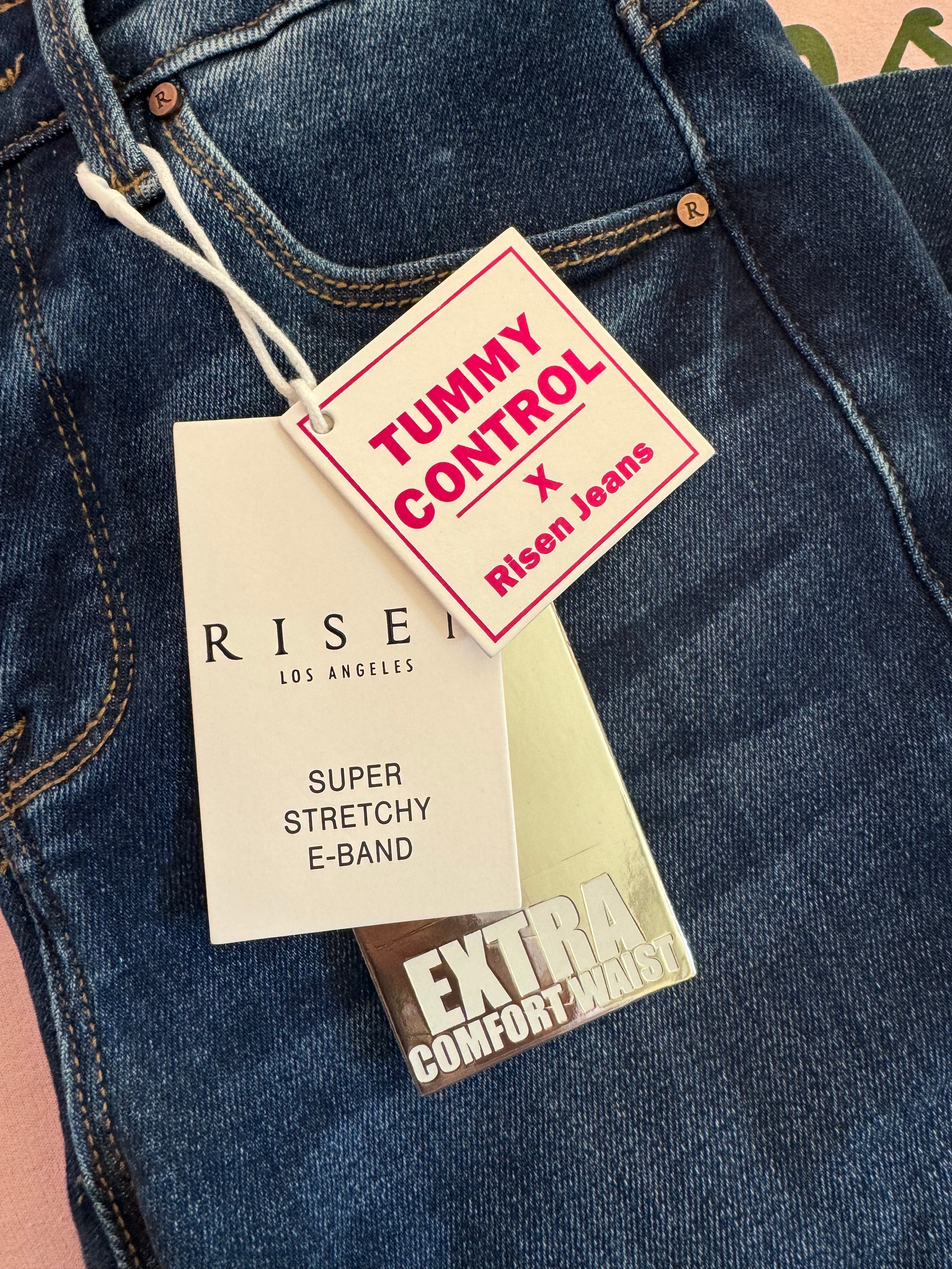 High Rise Flare Jeans by Risen (Tummy Control)