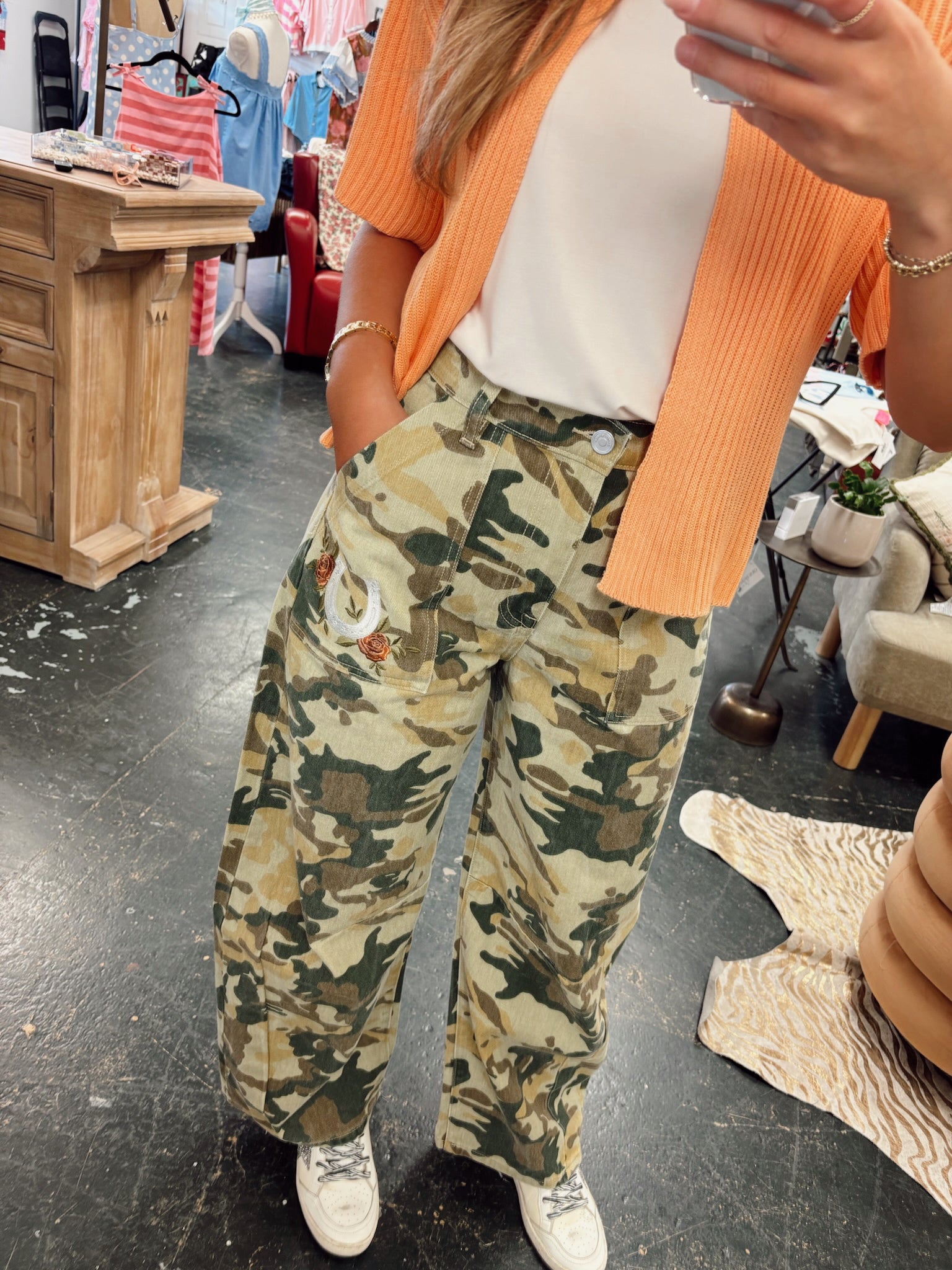 Wild Rose Camo Jeans by Rodeo Quincy