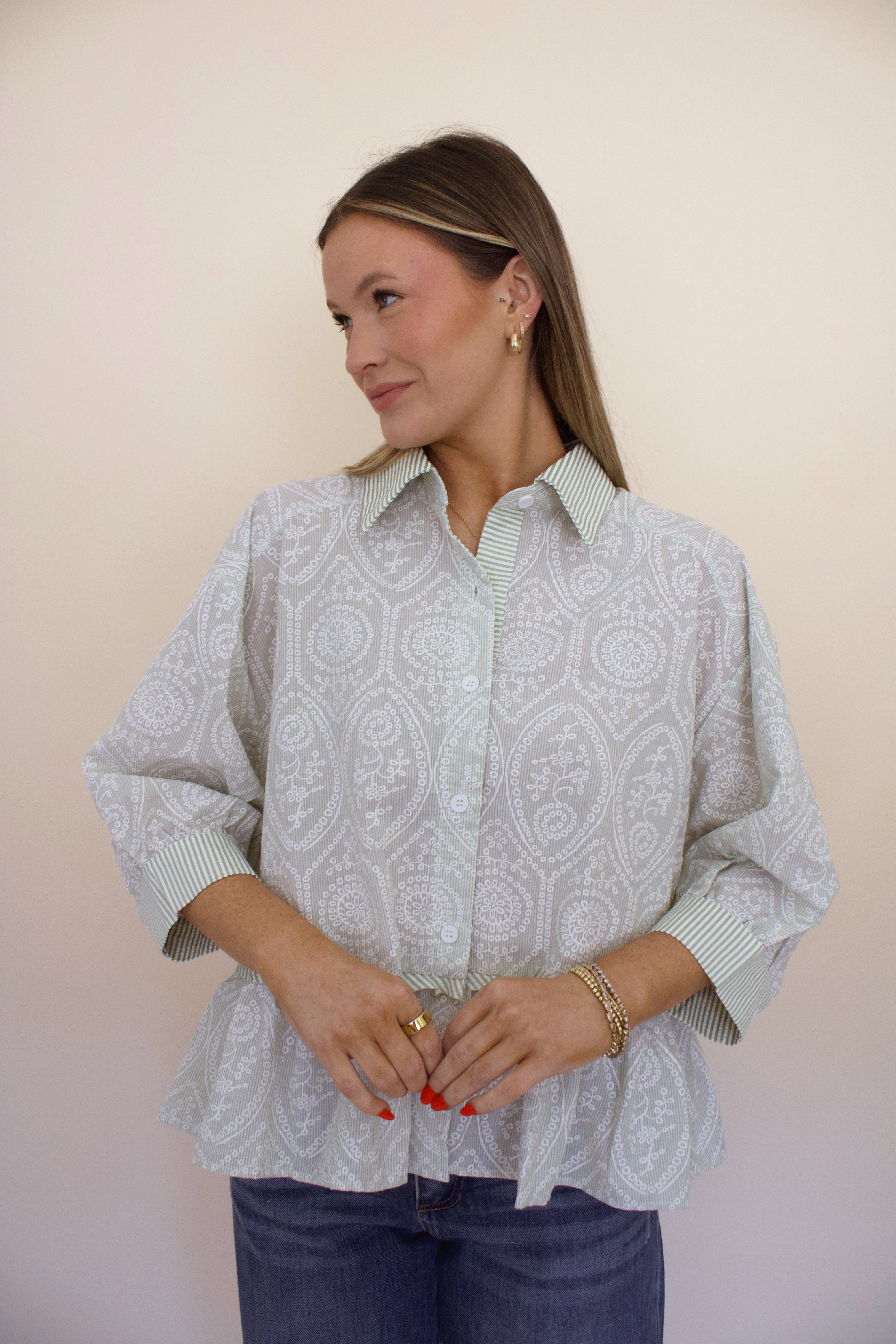 Sabel Sage Top