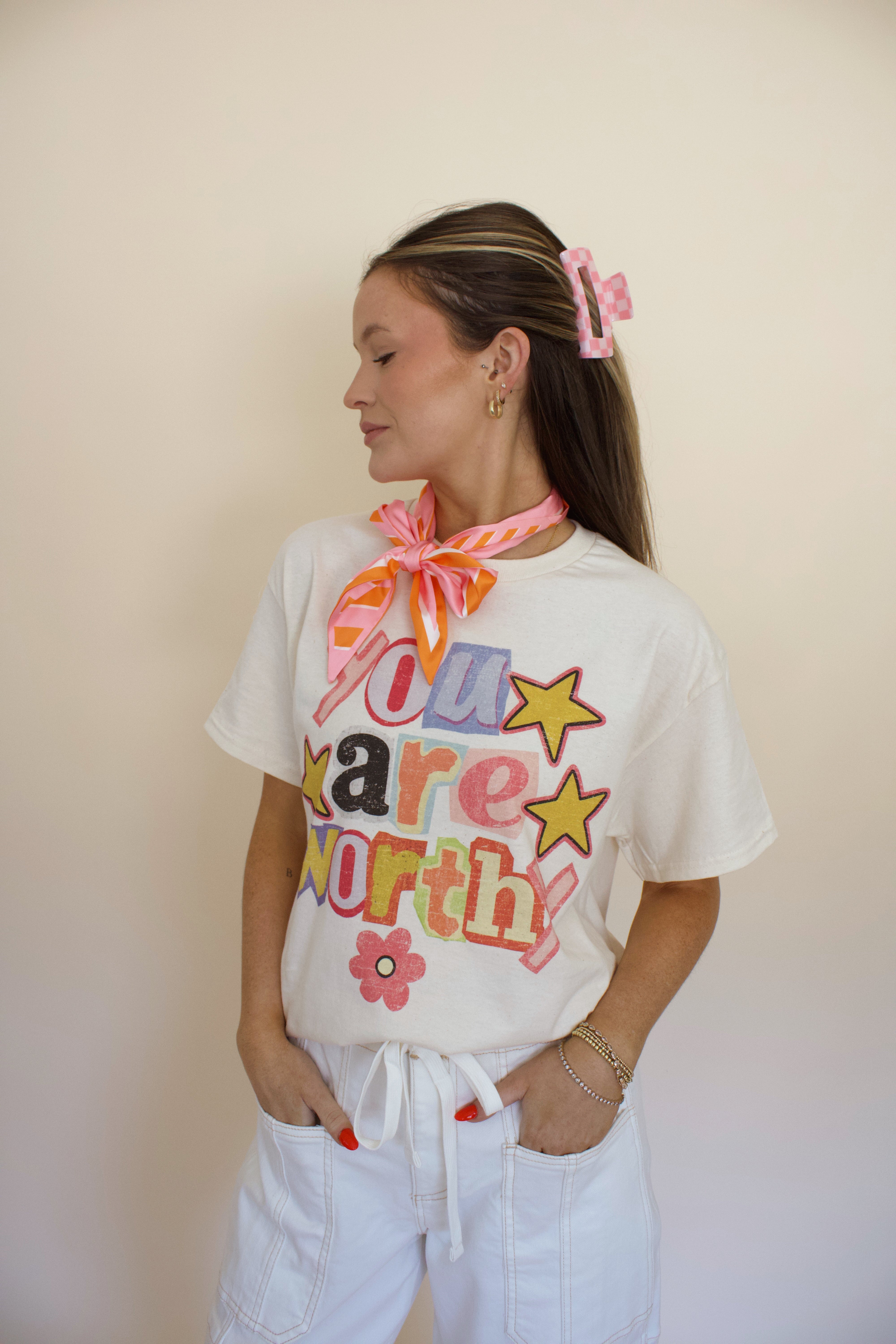 You are Worthy Oversized Graphic Tee