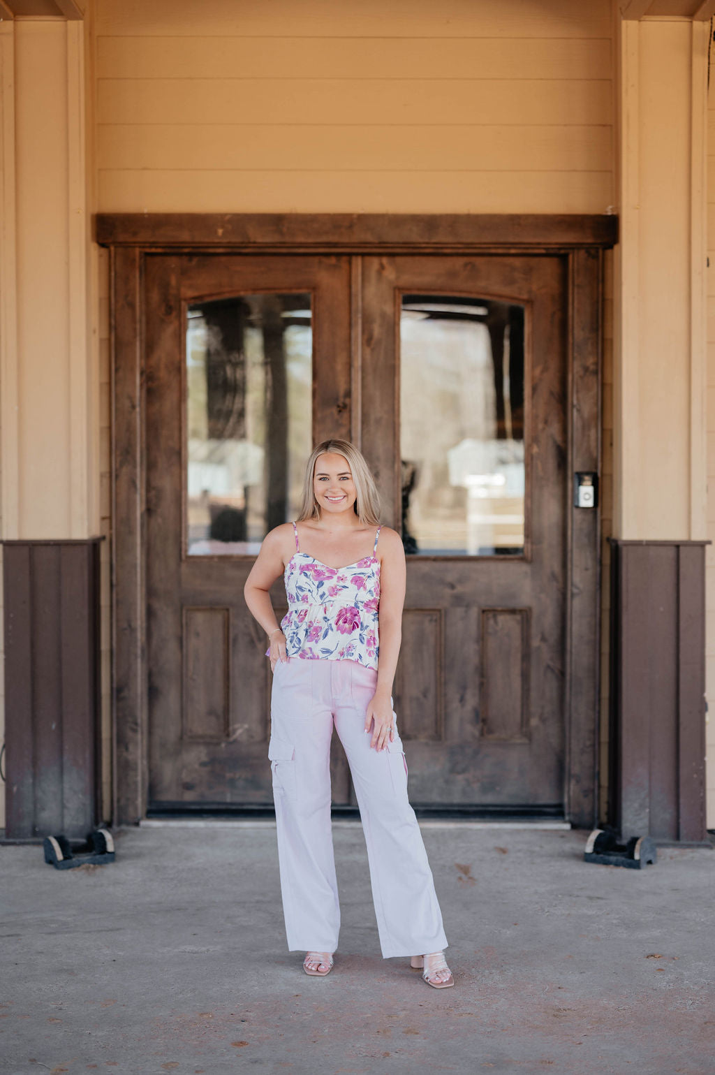 Floral Spaghetti Strap Top