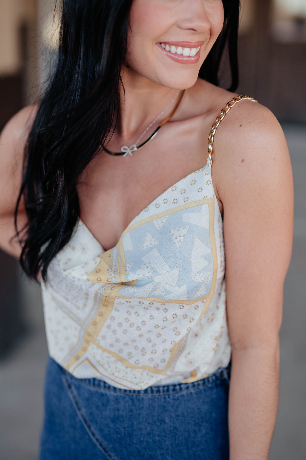 Gold Chain Top