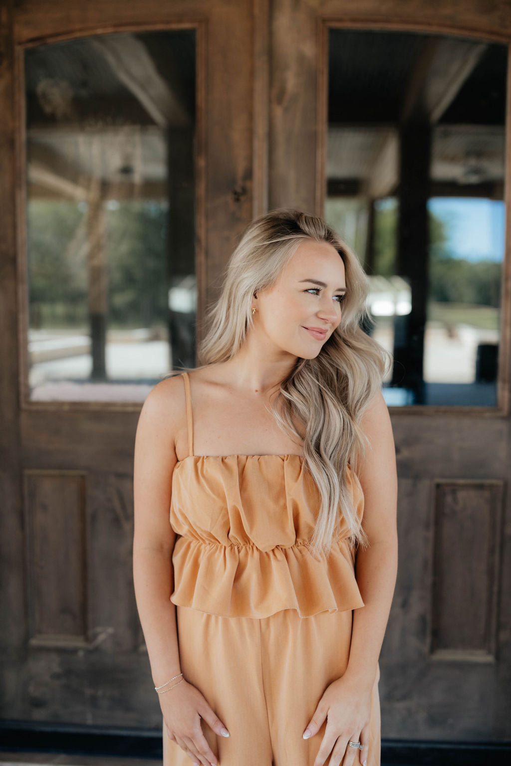 Orange Summer Jumpsuit