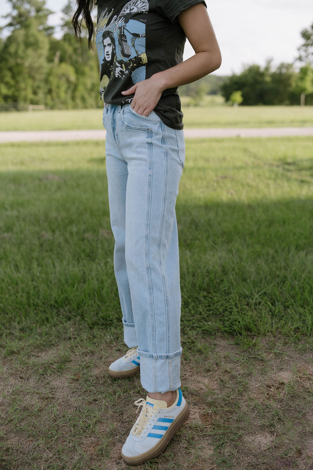 High Rise Baggy Wide Jeans