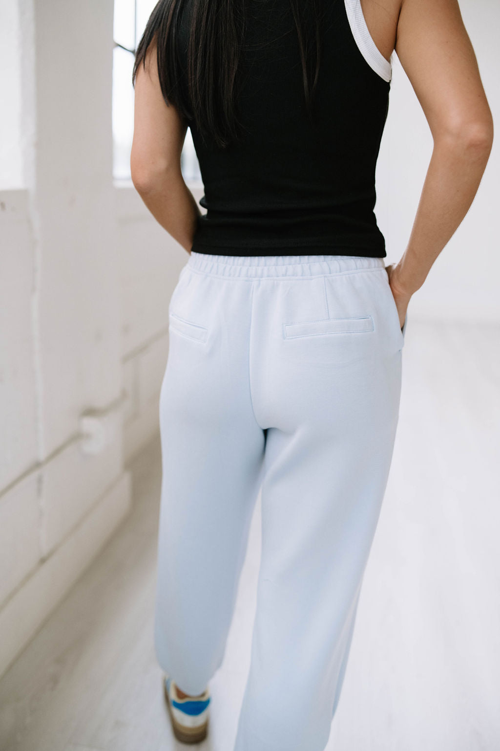 Scuba Joggers in Soft Blue