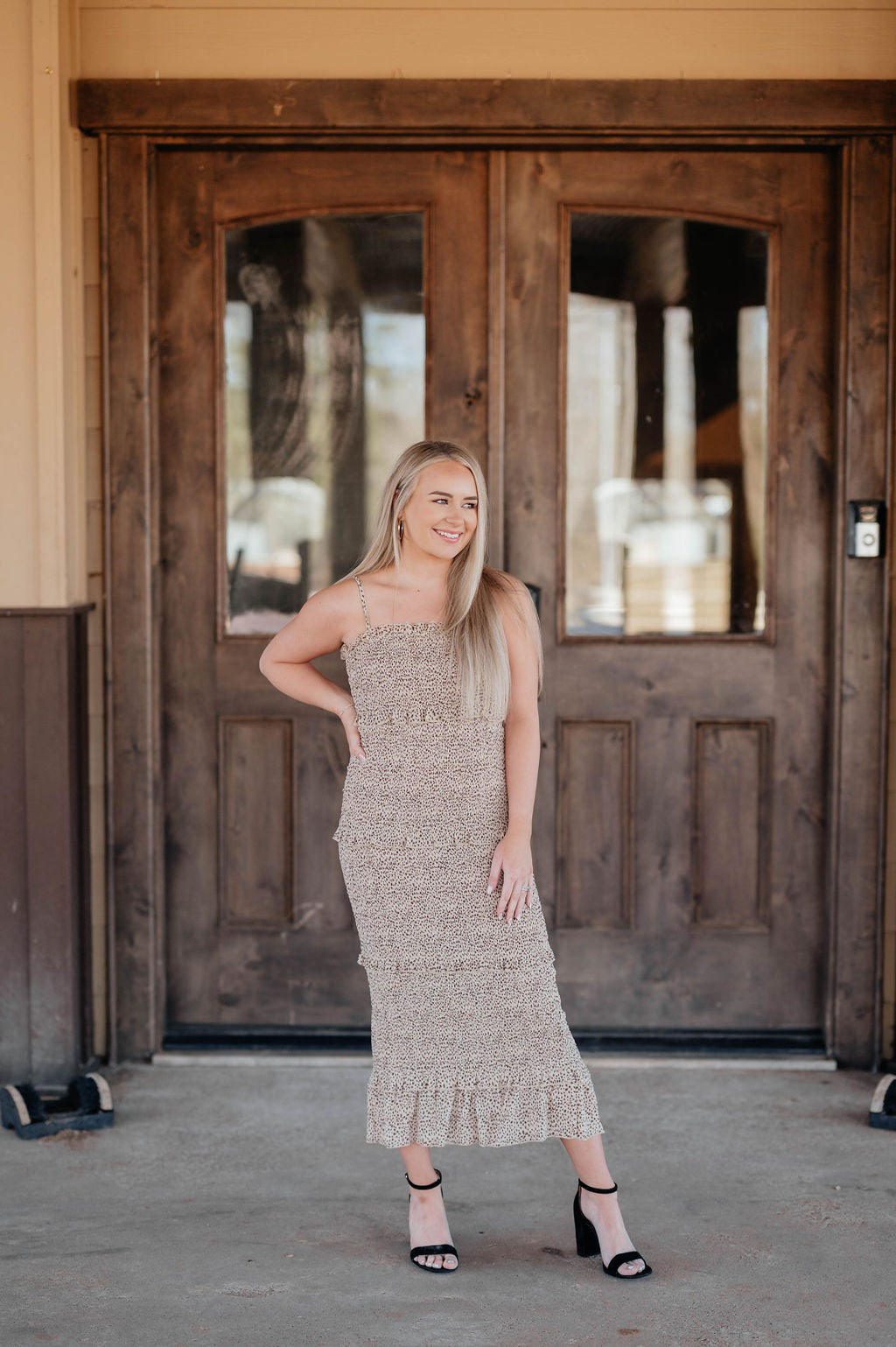 Smocked Midi Dress Smocked Midi Dress