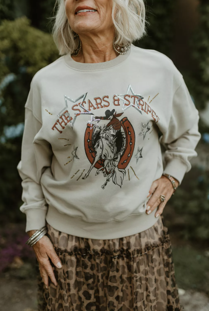Stars and Stripes Pullover by Rodeo Quincy