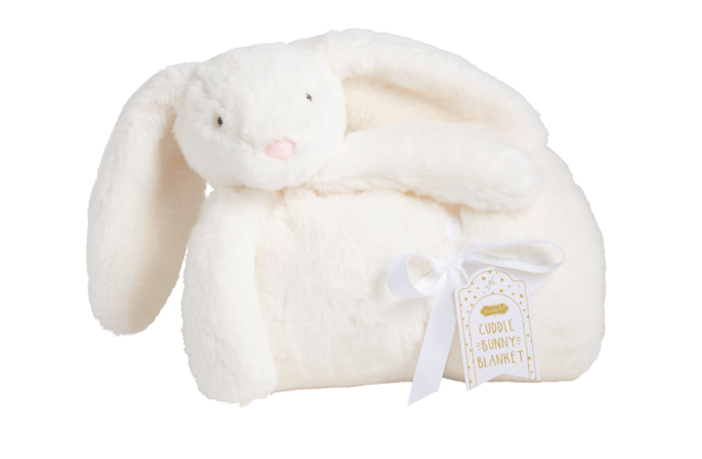 Ivory Plush Bunny Blanket