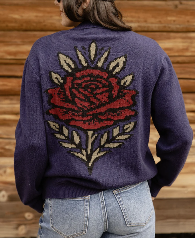 Pretty Pat Holly Rose Cardigan