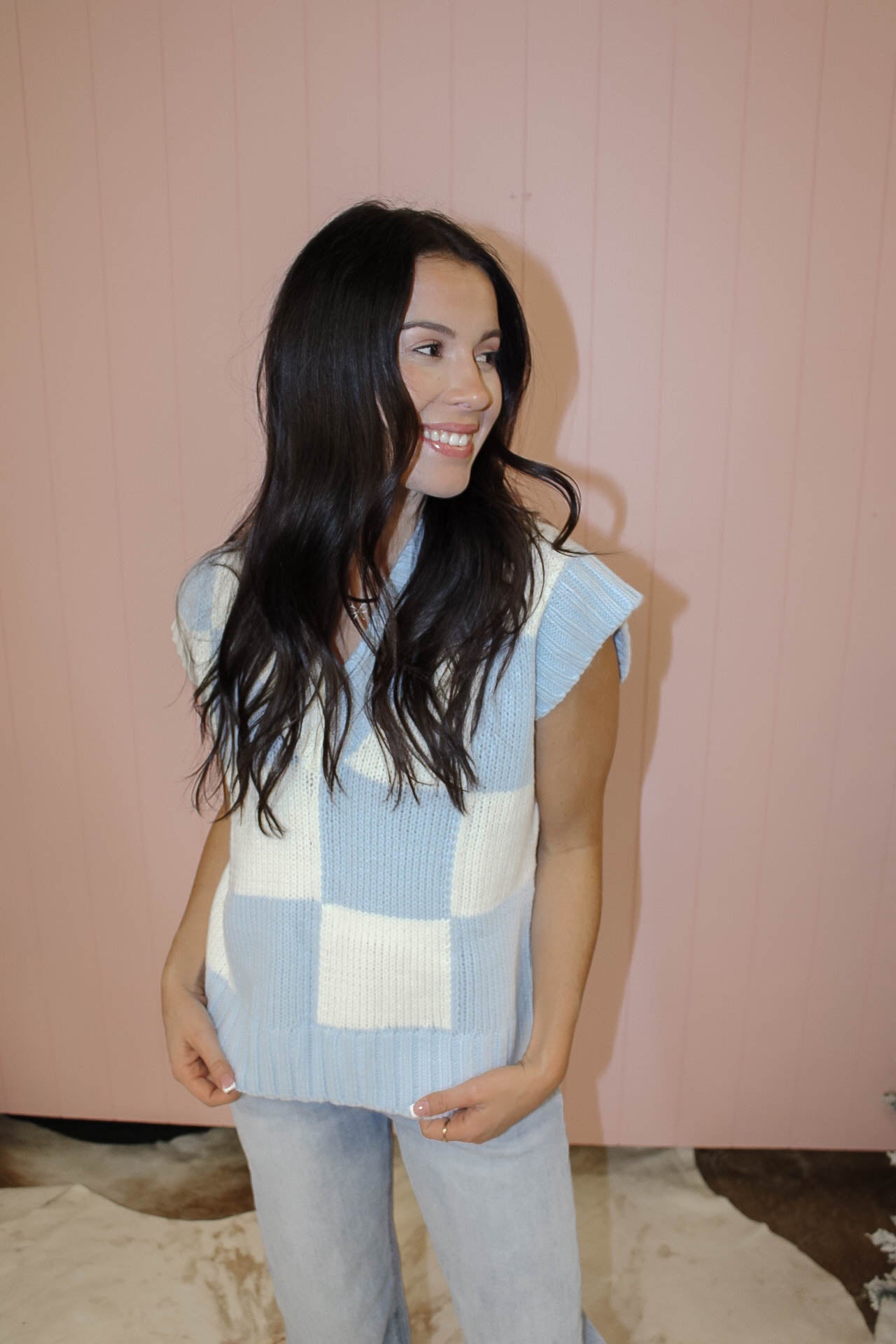 Sky Blue Sweater Vest