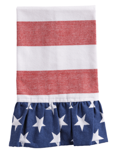 Red Stripe Americana Towel