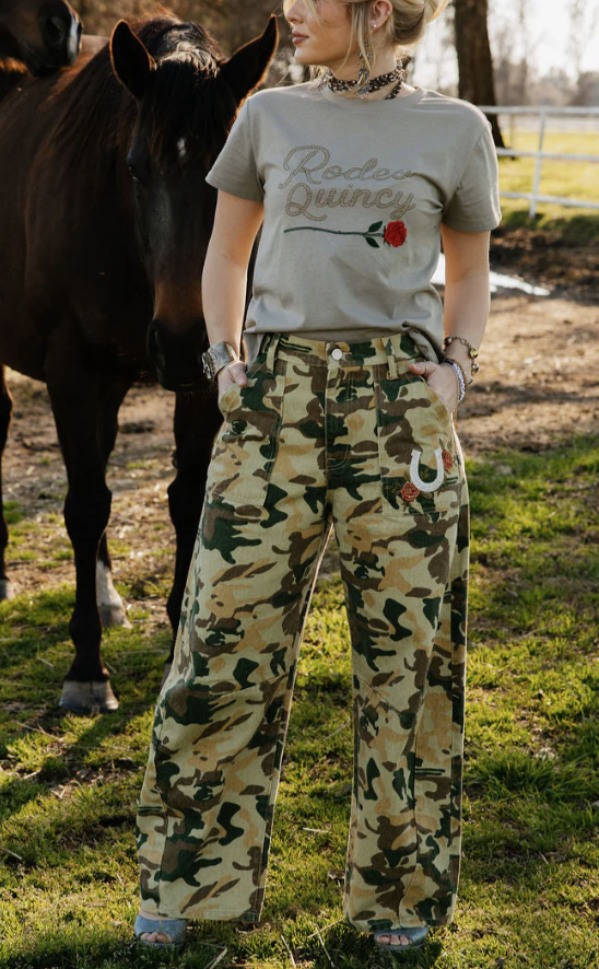 Wild Rose Camo Jeans by Rodeo Quincy
