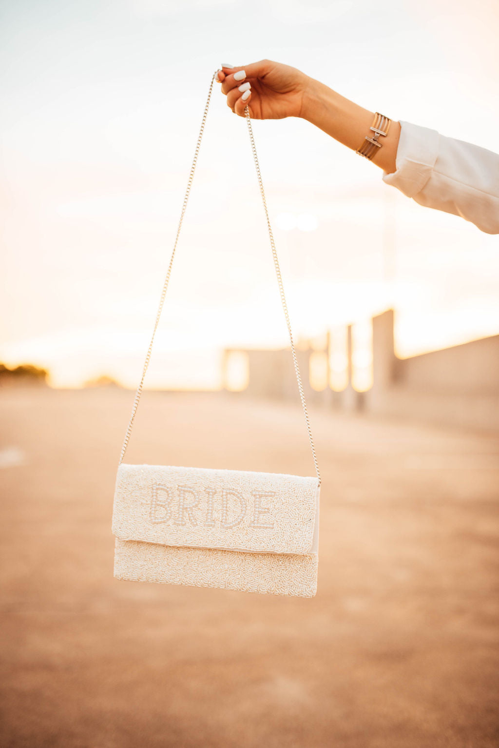 Bride Pearl Clutch